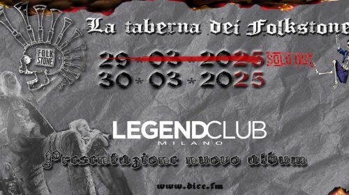 Folkstone live al Legend Club di Milano