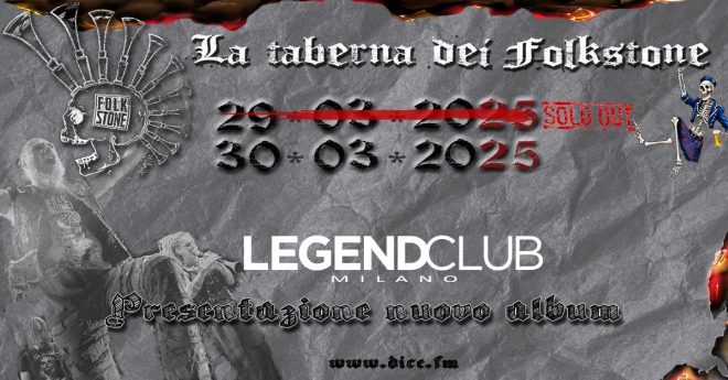 Folkstone live al Legend Club di Milano