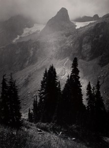 Ansel AdamsMt. Goode From North, North Cascades National Park, Washington, 1958 stampa alla gelatina d’argento 32.5 x 24 cm © The Ansel Adams Publishing Rights Trust