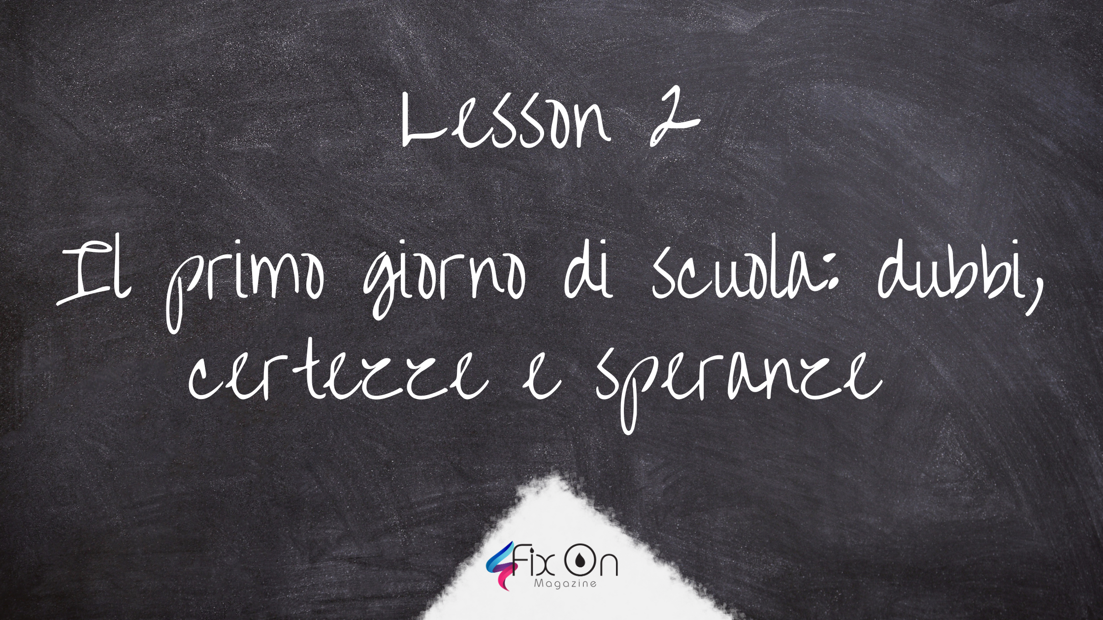 Mille righe per una prof | Settembre